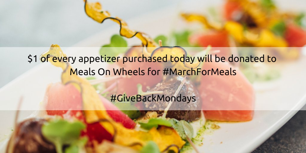 ProofKW's tweet photo. #GiveBackMondays has returned! Stop by today in #support of #local initiative, #MealsForMarch #MealsonWheels https://t.co/21QWFdGmqj