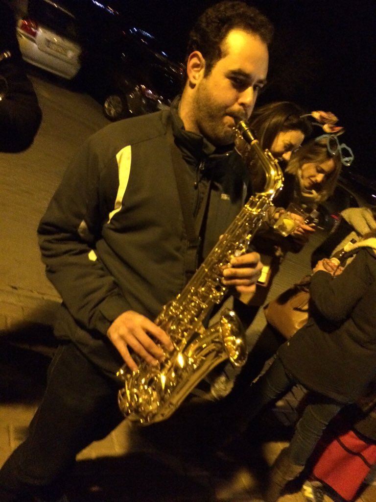 CharangaCuenca's tweet photo. Estreno de Julio con su saxo en esta Charanga el sábado en la despedida de Cristina Gemma.
Grande Julio! https://t.co/JySqNfDFqS