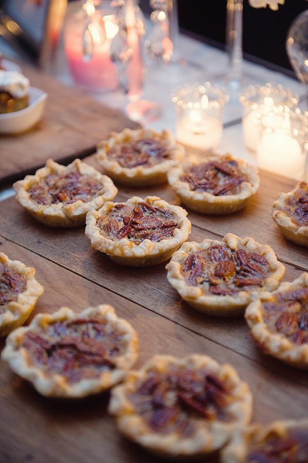#HappyPiDay &amp; Happy Anniversary to Melissa &amp; Russell whose @lordthompsonmanor wedding included these mini pies.