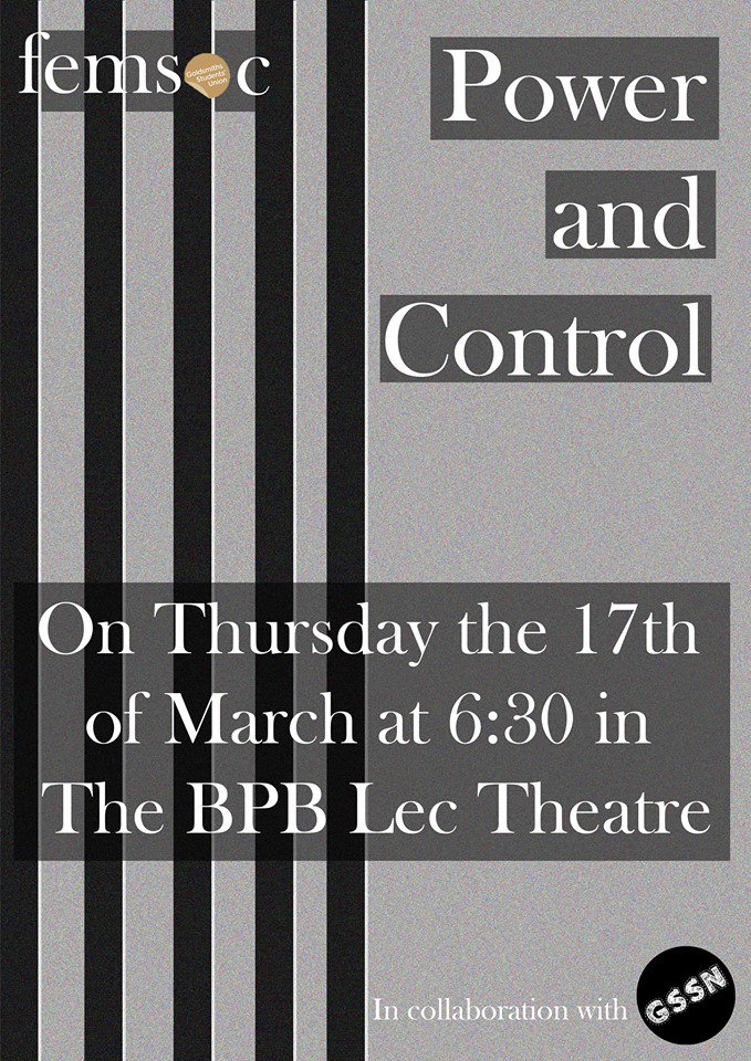 Power and Control, this Thursday at 18:30 in the Ben Pimlott Lecture Theatre. bit.ly/1RZLjHq