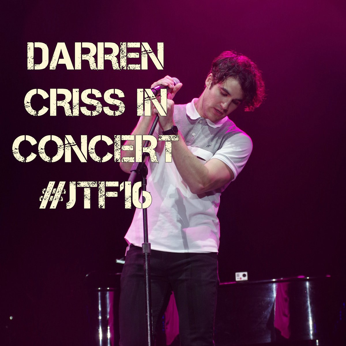 JTFestival's tweet photo. This week's #MCM: @DarrenCriss! Check out our FB page for new pictures of Darren Criss In Concert at #JTF16. https://t.co/46aa0EhddI