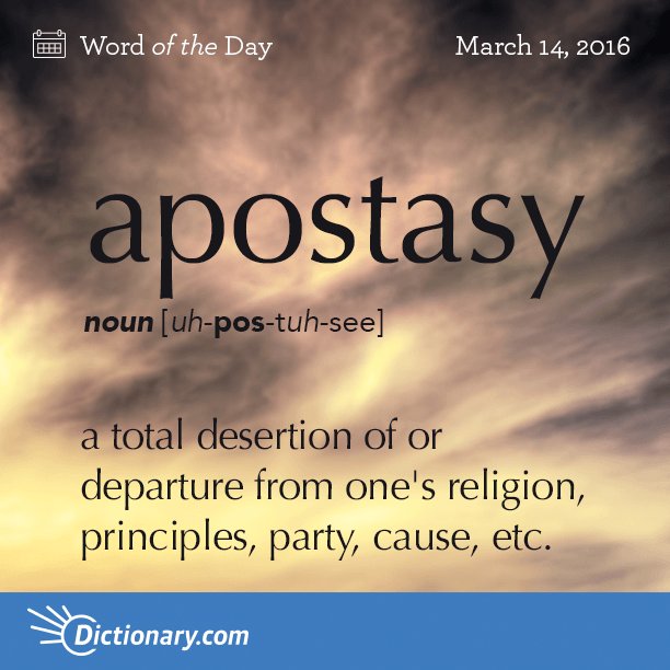 Apostasy Meaning