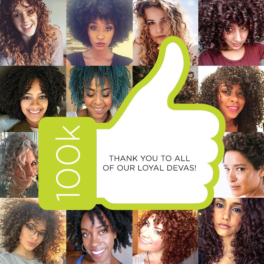 DevaCurl's tweet photo. This is a big #devamoment! 100,000 LIKES on Facebook! https://t.co/MYHzwISzHm We are honored to tell your #curlstory https://t.co/LjE3cWO9kB