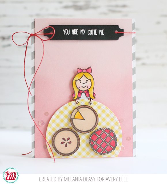 AveryElleStamps's tweet image. Happy Pie (Pi) Day! Delicious card by Melania. #pi #pie #threepointonefour #march14 #averyellestamps #cardmaking