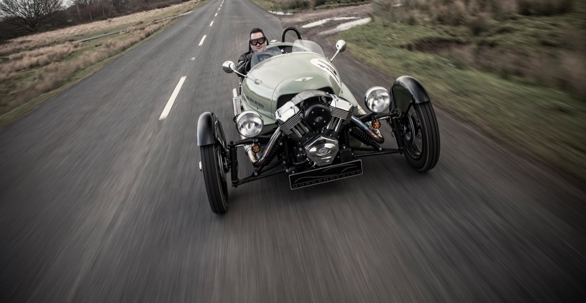 morganmotor's tweet photo. Morgan 3 Wheeler wins #MotoringME "Mad Hatter" award  https://t.co/OAj8VfWPQW Great work @MORGANMOTORSUAE https://t.co/S33EppVze1
