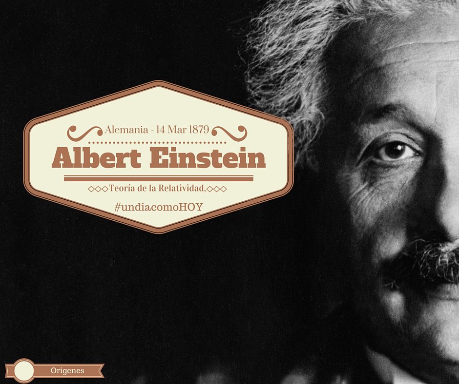 OrigenesGr's tweet photo. #undiacomoHOY #Felizcumpleaños #AlbertEinstein ofreció Teoría de Relatividad, Investigaciones Movimiento Browniano.. https://t.co/6sTJNVn8zl