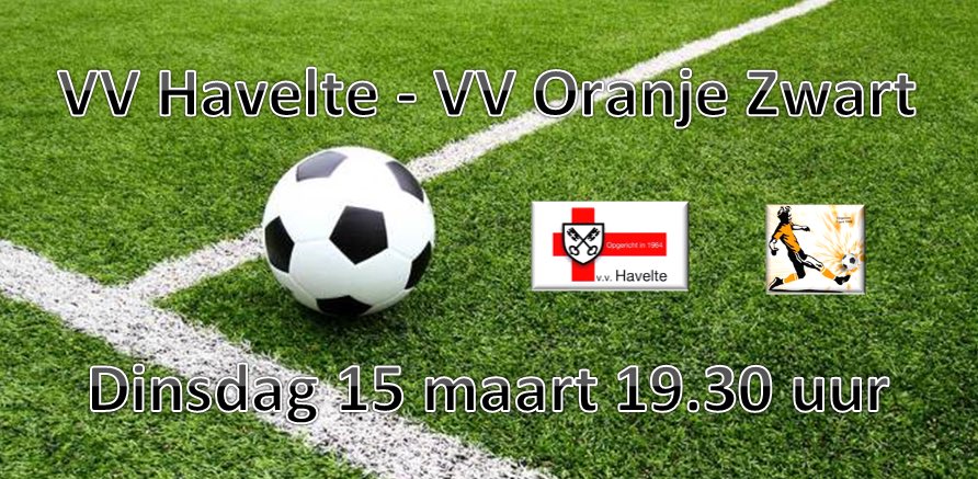 VVOranjeZwart's tweet image. Onder 23 jaar speelt morgen tegen een combi-team (2e elftal + jeugd) van @vvHavelte 

Aftrap 19.30 uur