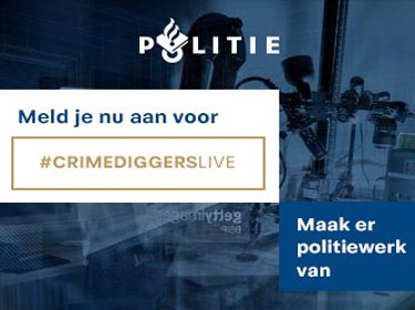 Bewijs jezelf op #crimediggersLIVE crimediggers.nl Zaterdag 16 april op de <a href="/Politieacademie/">Politieacademie</a> #crimediggers