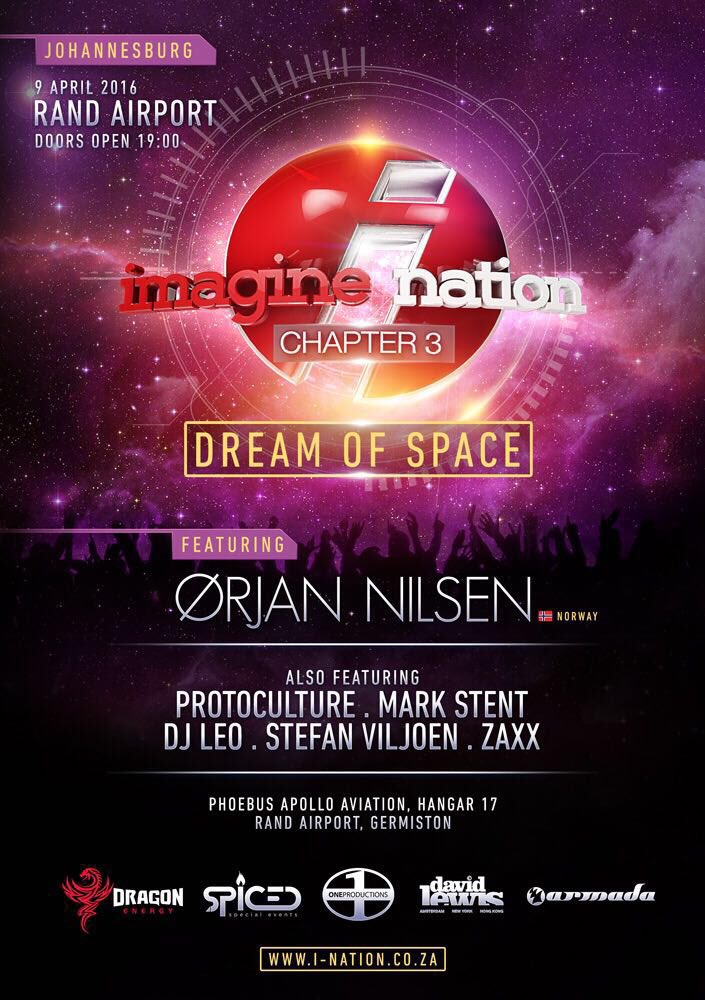 Welcome your full support for the #imaginenation2016 SA tour feat <a href="/orjan_nilsen/">Ørjan Nilsen</a> this April 
i-nation.co.za