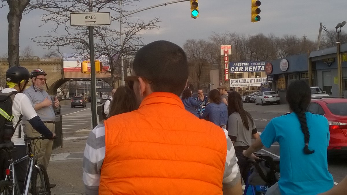 efm_pr's tweet photo. Last Thursday's #visionzero2016 QNS Blvd bike tour. Thanks to @citibikenyc & TransAlt QNS activists! https://t.co/nBVV8dtovW