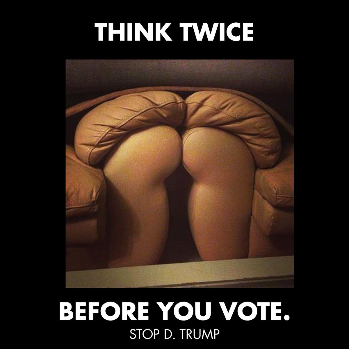 rafiniusss's tweet photo. Stop Trump. Start thinking. #Trump #vote #election #thinkdifferent #Democrats #dirty #Sanders #Clinton #USA https://t.co/qQg8gTDjwX