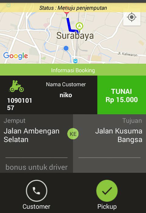 AnggiBagusJAHC's tweet photo. @gojekindonesia mohon dicancelkan min karena indikasi order fiktif no order 109010157 trimakasih https://t.co/lP9KCm00kA