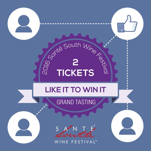 santesouth's tweet photo. Hop over to our FB page. We're giving away free Grand Tasting tickets for #SanteSouth2016 https://t.co/0GlB17xxRt https://t.co/rYRm8pkNlc