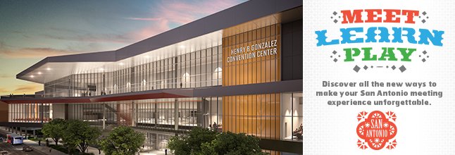 MeetinSA's tweet photo. .@FacilitiesMedia slates the transformed Henry B. González Convention Center for a 2016 Prime Site Award. #HBGCC https://t.co/j5QcUpXIh7