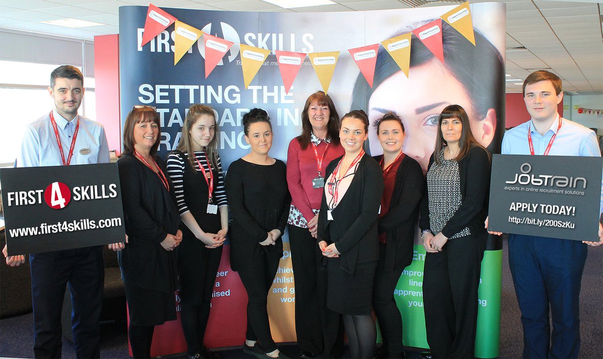 First4Skills's tweet photo. Our learner service team are celebrating all things #apprenticeships this week for #NAWeek2016 https://t.co/Lqqdklmggg