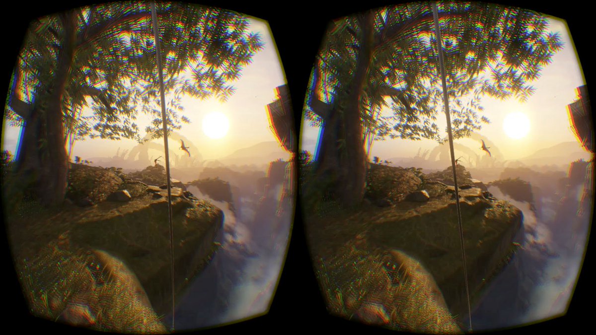 riftarcade's tweet photo. Hands on with Back to Dinosaur Island 2 on the #OculusRift: https://t.co/2AMBSFjNBP https://t.co/GM9HH72uML