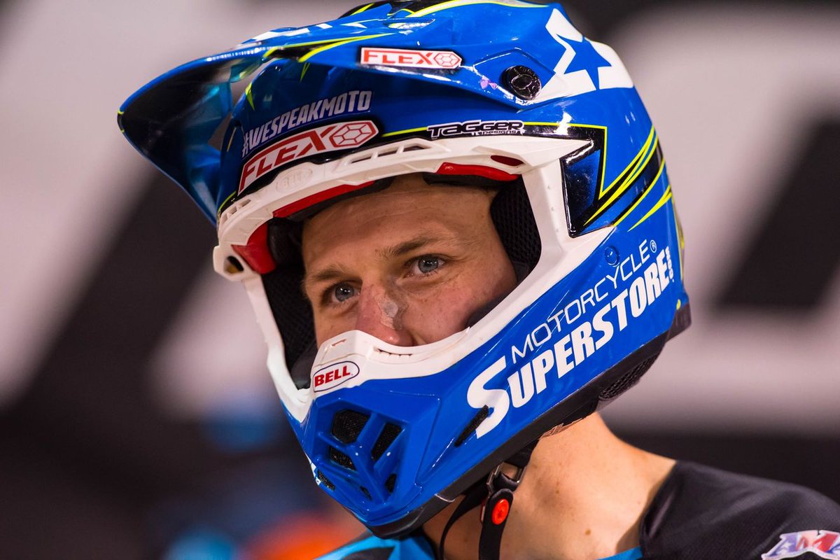 racerxonline's tweet photo. Don't question his toughness: Jimmy Albertson races with broken sternum in Toronto. https://t.co/NKSUl4OO7B https://t.co/x1dRzRqJKM