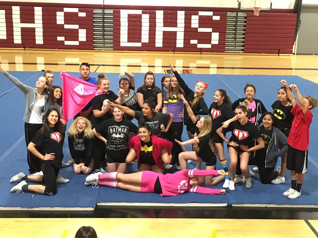 "To Infinity and Beyond!" Theme practice for the Demons! #roadtonationals #dhsspiritline