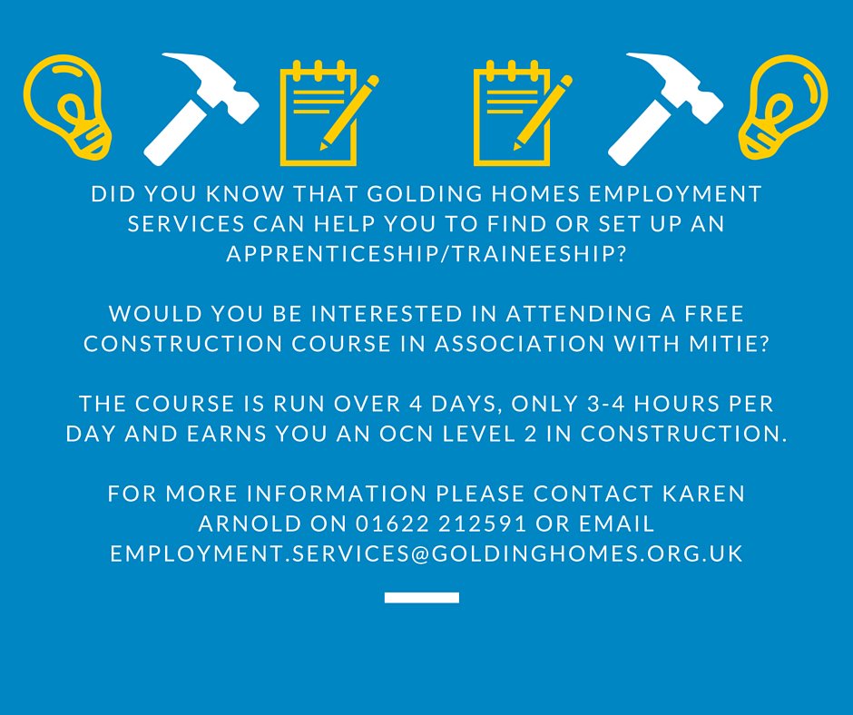 Would you be interested in a FREE Construction Course in association with @wearemitie ?