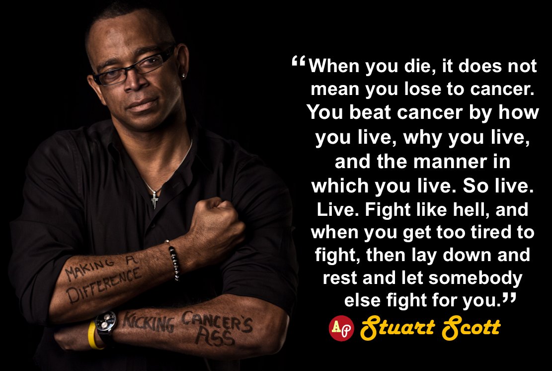 fillyourbucket1's tweet photo. We love this quote from Stuart Scott! #FillYourBucketList https://t.co/FN90qmDoBy