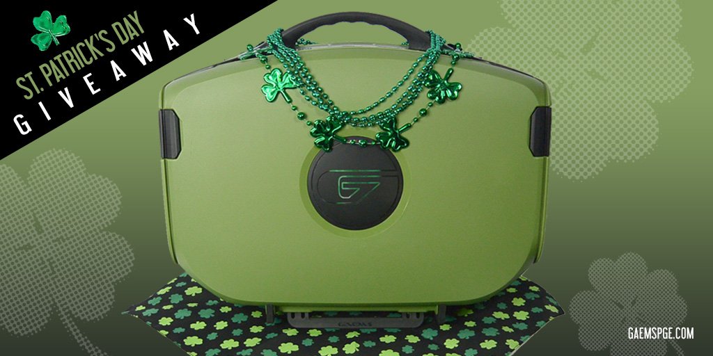 myGAEMS's tweet photo. The perfect way to game on #StPatricksDay is w/ a green Vanguard. Follow &amp; RT for a chance to WIN it! Ends 3/17. https://t.co/RdXFr5k6TZ
