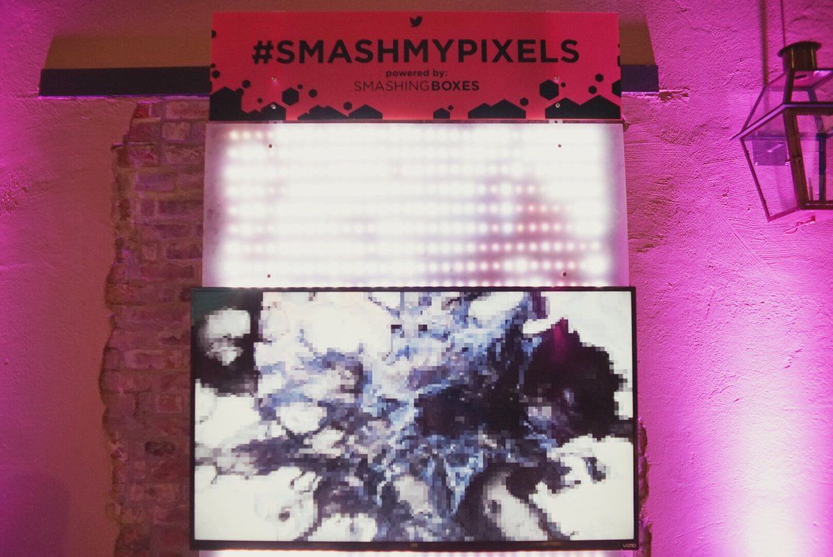 smashingboxes's tweet photo. Attending #NOEW2016? Use #SmashMyPixels to have your tweet glitchified on our installation located at The Chicory. https://t.co/5LJC3MU7hN