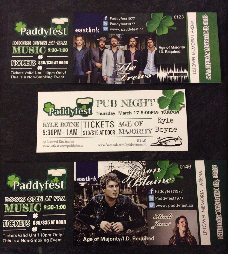 PADDYFEST1977's tweet image. @PADDYFEST1977 tickets are moving quick.  Get them before they're gone! #paddyfest paddyfest.ca