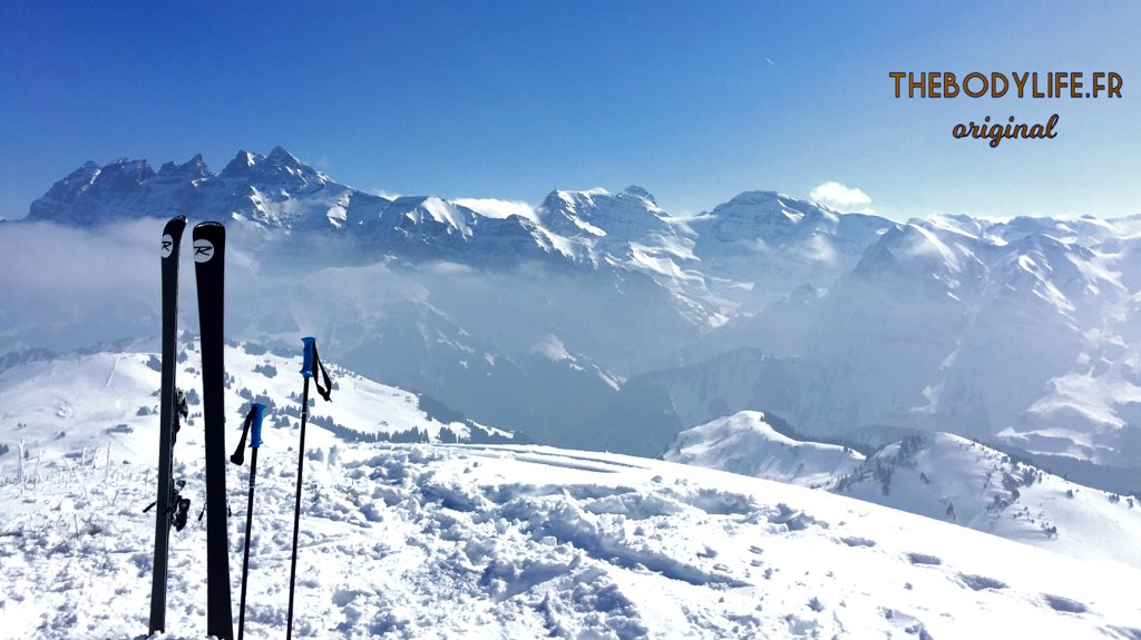 8h de ski pendant une semaine et nourriture saine! De quoi atteindre ses objectifs estivaux! #motivation #maigrir