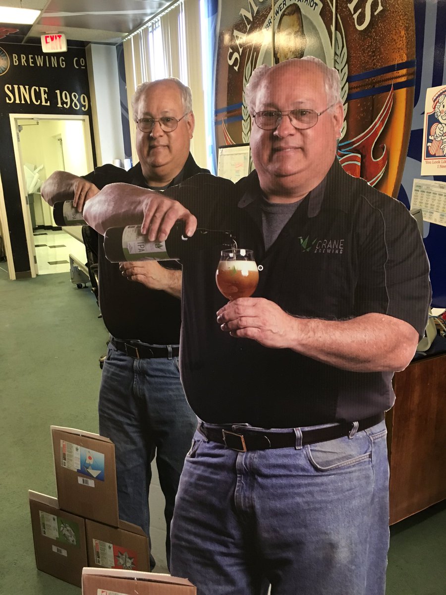 csbev's tweet photo. Look for Michael(s?) of @CraneBrewing pouring at a store near you! https://t.co/LhcXaitxRa