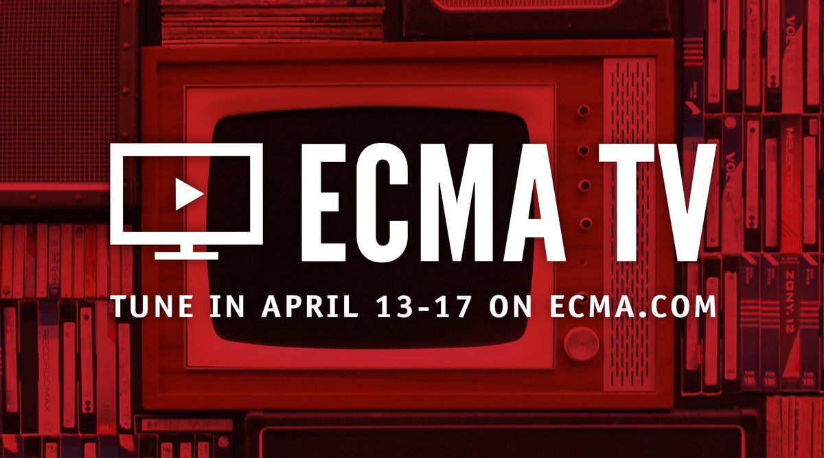 ecmaofficial's tweet photo. Announcing ECMA TV! Can't make it to #ECMW2016? Live stream showcases April 13-17 here: https://t.co/u9Wpz41tzj https://t.co/IqI7HcJOil