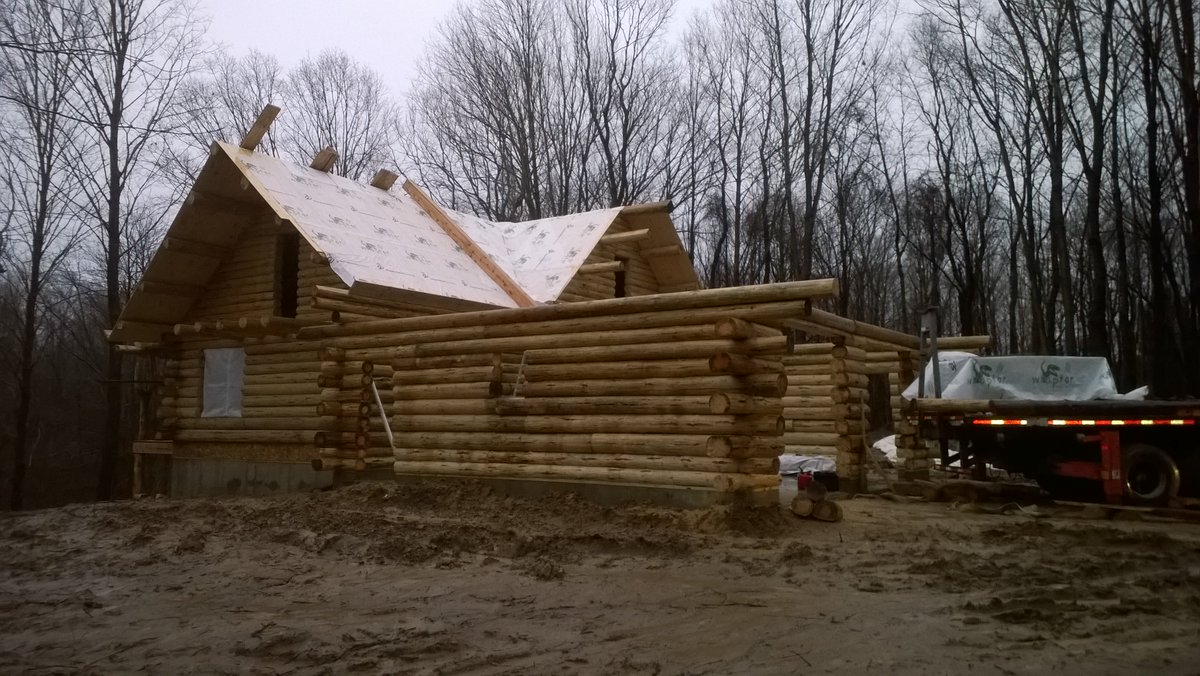 RemingtonExc's tweet photo. It's exciting to do the #excavating for this new #LogHome being constructed in the #SouthHaven area. https://t.co/OHcVkZPgY2