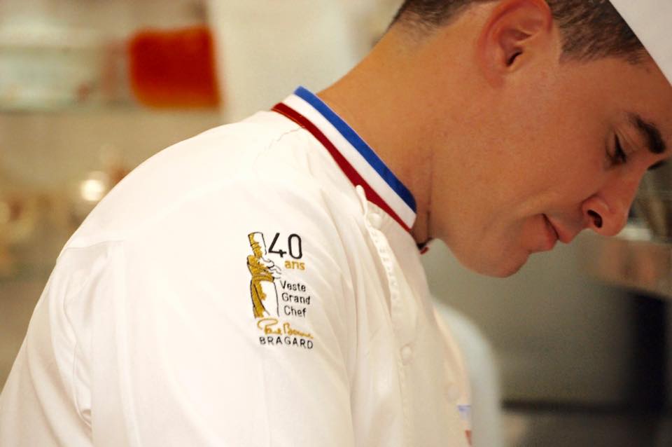 Per 40 anniversario giacca Grand Chef realizziamo una giacca in edizione limitata "40 anni - <a href="/PaulBocuse/">Paul Bocuse - Le Restaurant Gastronomique</a> - Bragard"