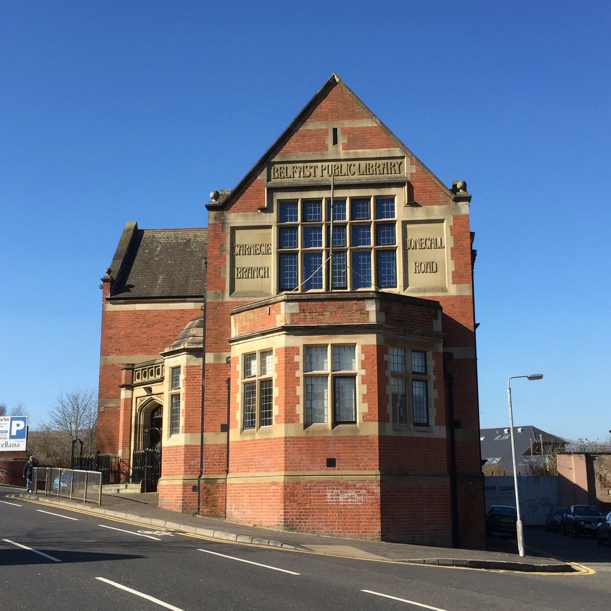 Our beautiful counterpart #DonegallRoadCarnegie in the spring sunshine