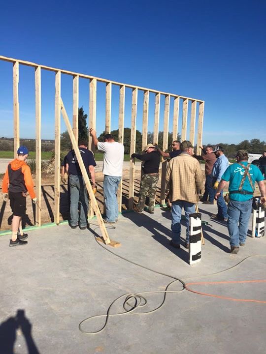 ConnersvilleBT's tweet photo. Continue praying for our Men's Missions Trip in Agnes, Texas as they build a church building this week! https://t.co/x7D5pM9bwm