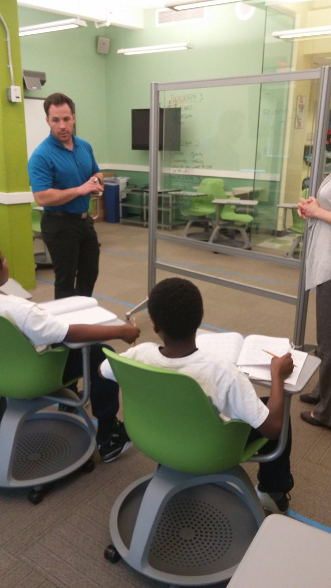 LGtheSE's tweet photo. I guess SMS training helped huh @RKcisco look at him working the whiteboard during our volunteer day at PACS https://t.co/H8fRk4RFQf