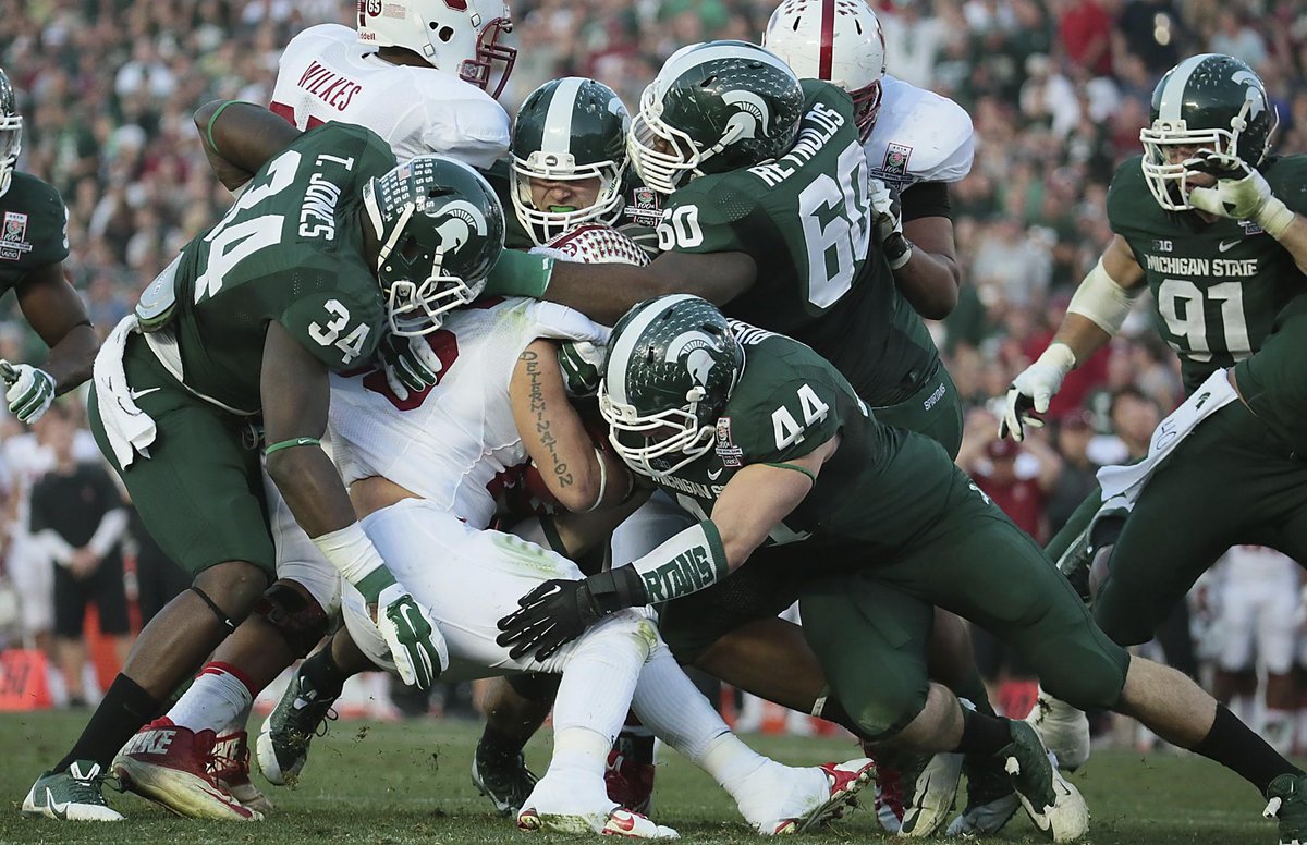 cortezalston_'s tweet photo. Extremely excited to say that the 2015 Big Ten Champions, Michigan State, extended me an offer #GoGreen https://t.co/kjv6tW5mJt