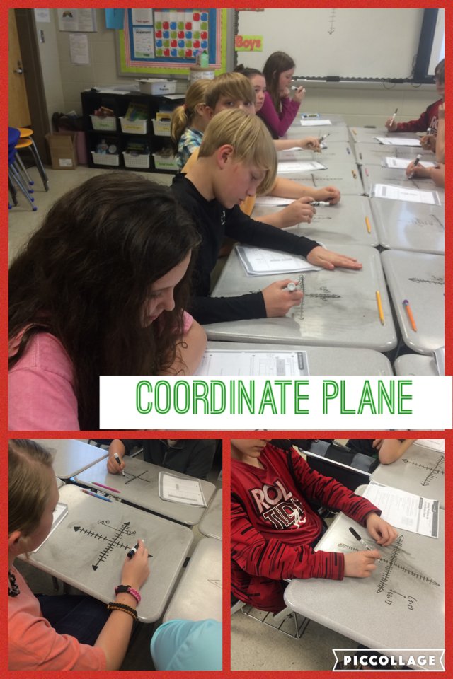 6thFerrell's tweet photo. Coordinate plane activity kids love drawing on their desk use what works @tcboe https://t.co/Tm6Axmj0Us https://t.co/A2RlMbRcfU