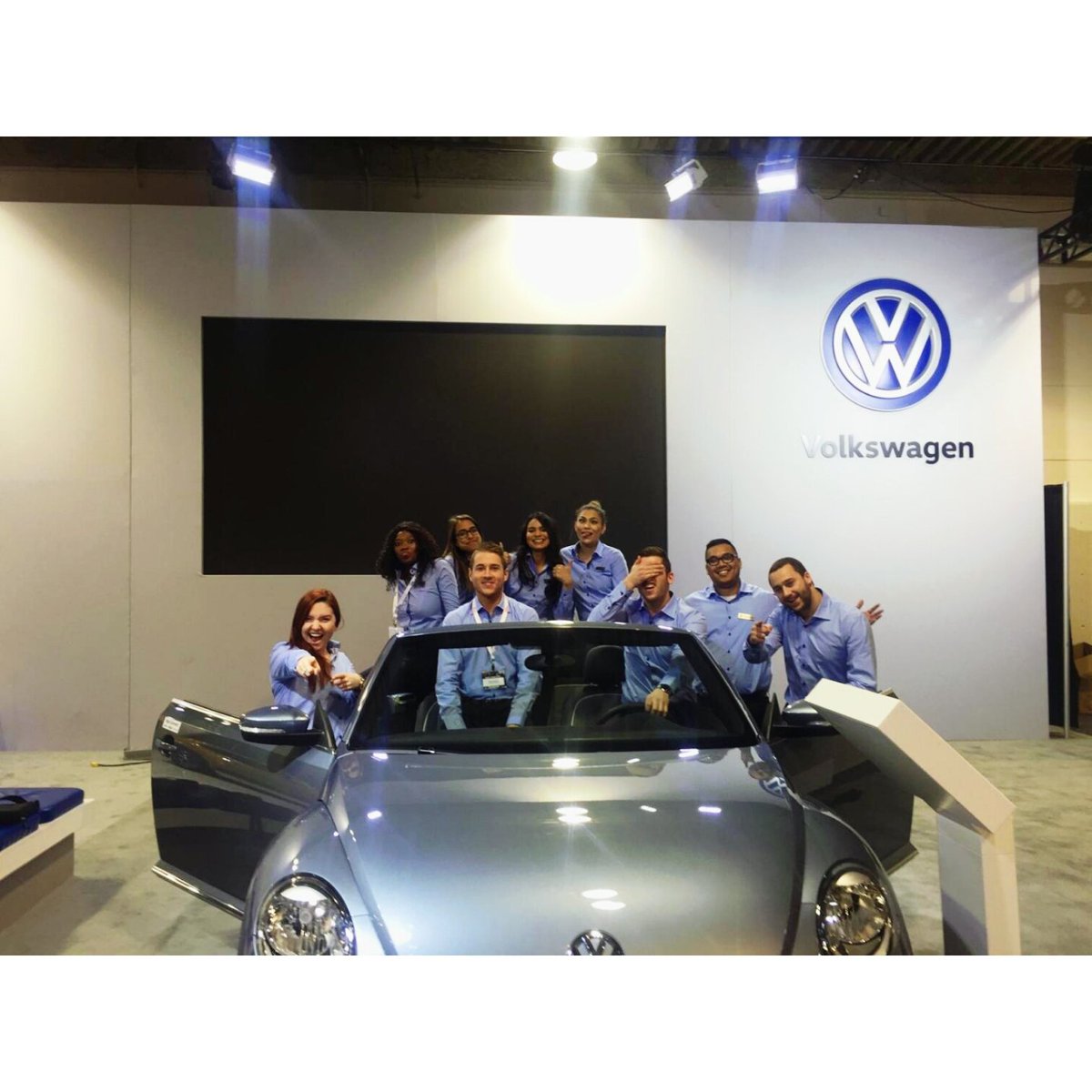 Michae11a's tweet photo. Had such a great experience working for @brandmomentum & @VWcanada at the #CalgaryAutoShow ๐ Gonna miss the team! https://t.co/28iv5Y2sS2