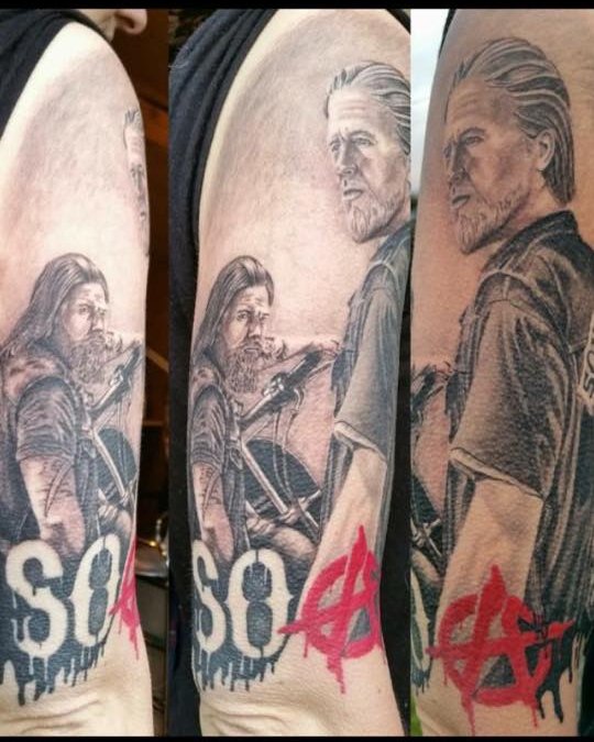 Katey Sagal on Twitter "That's some serious skin art by Nick Walsh! 