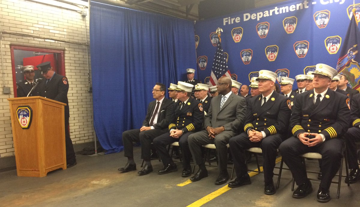 Proud to honor the sacrifices of <a href="/FDNY/">FDNY</a> Engine 155/Ladder 78 Captain James Graziano, who passed away last year.