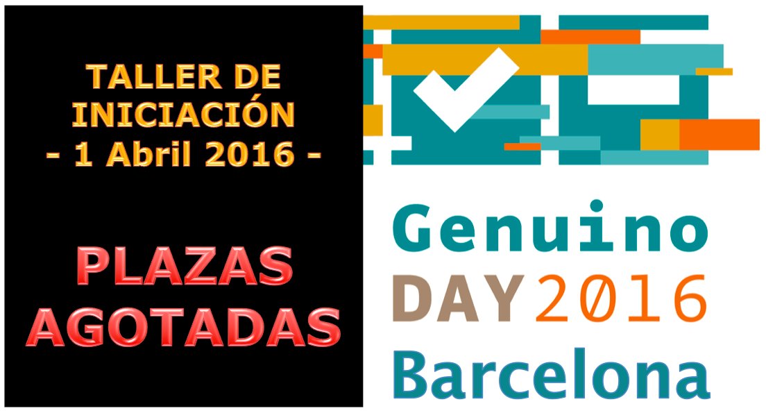 Plazas agotadas para el Taller de Iniciación a #Genuino en #Barcelona celebrando el #GenuinoDay. Gracias a tod@s!