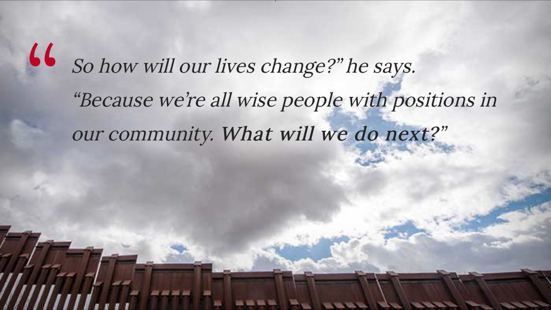 SamSpeakerGuy's tweet image. My quote made the end of the article @NotreDame homepage #BorderIssues #ImmigrationReform nd.edu/features/a-tra…