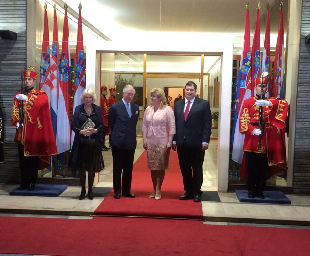 mbenedyk's tweet photo. Prince Charles lauds Croatia's post-war reconstruction at a presidential dinner in Zagreb #AP #RoyalVisitCroatia https://t.co/Y1HUfp4Xn7