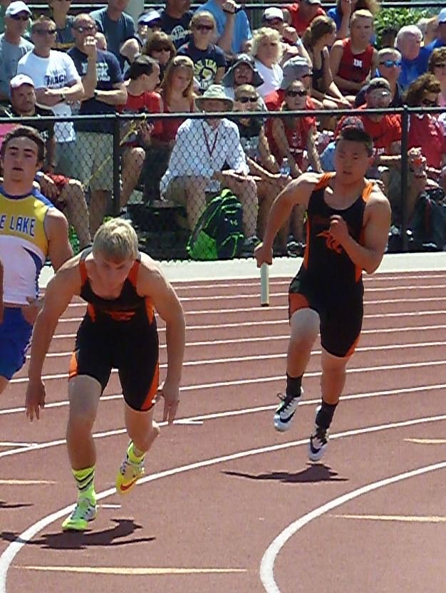 WestSalemTrack's tweet photo. Happy Birthday @jimmy_c34 ! Remember, competing in front of 10,000 people is fun! #state2k15 #birthdayboy #puppet https://t.co/IvVxFSqd1d
