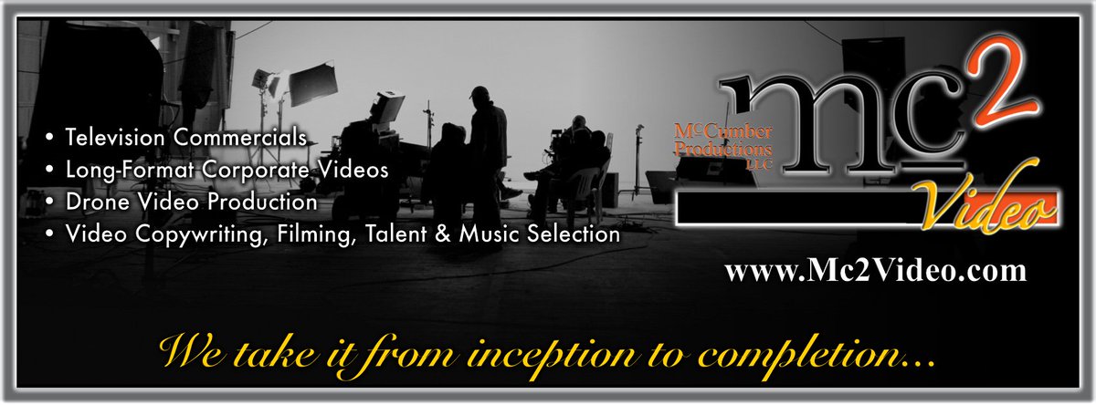 Mc2Video's tweet photo. We Will Take You From #InceptionToCompletion...Let The Journey Begin!!! #Commercials #VideoProduction #Mc2Video https://t.co/ifK0cFi9pE