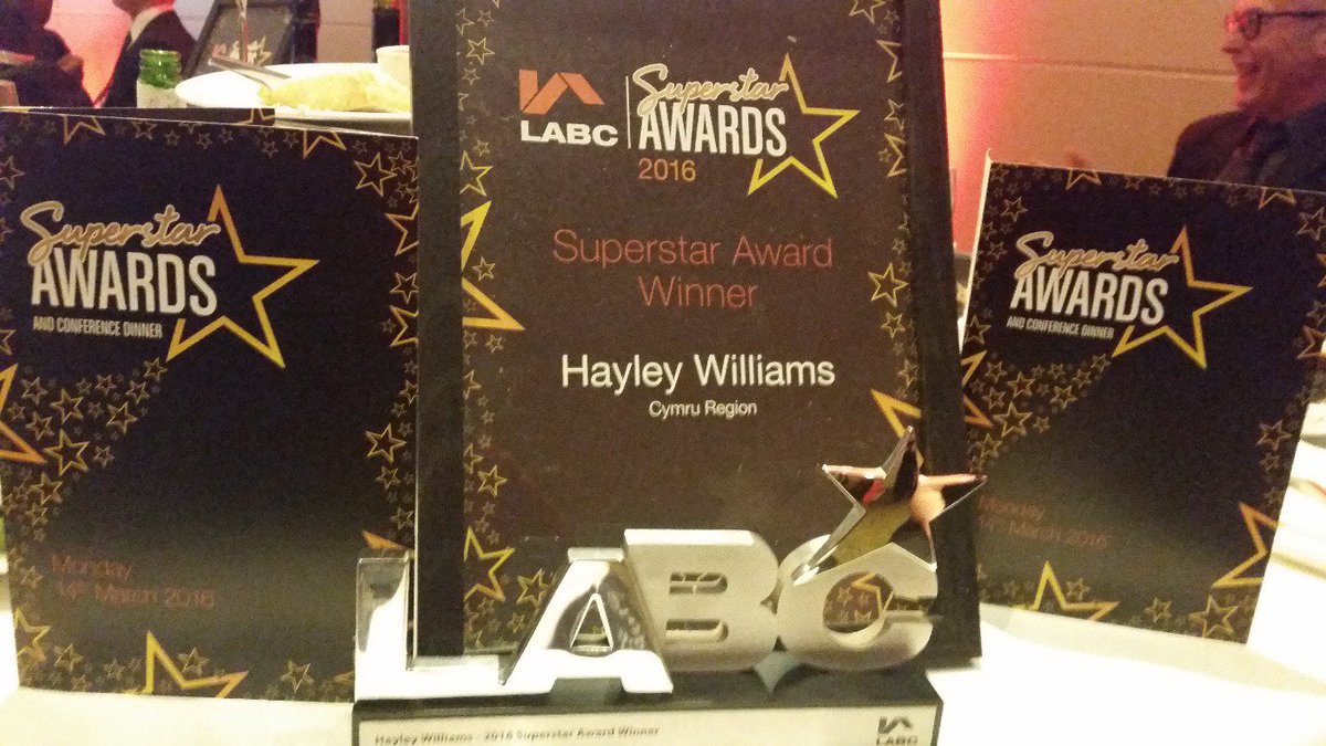 Hayley Williams and Rebecca Witcomb #winners <a href="/labcuk/">LABC</a> Superstar Awards 2016 Wales region <a href="/labc/">Clare Labowitch</a> cymru