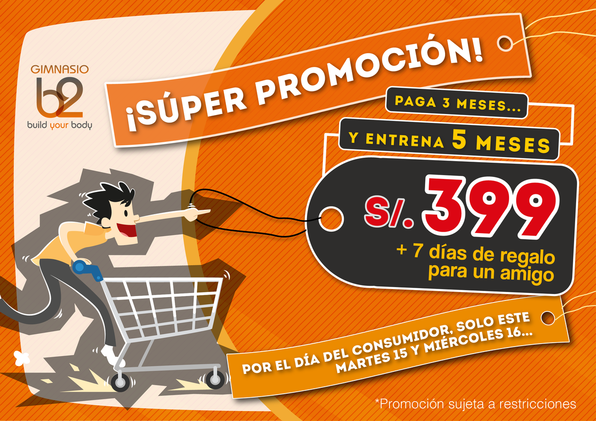 #Familiab2 Este Martes y Miércoles #b2 te trae una súper promoción por el día del consumidor #b2lima #b2arequipa