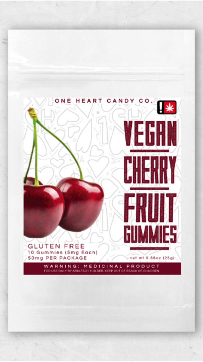 OneHeartCandy's tweet image. On the shelves of @TheGreenHeartOR!! 100mg #Espresso #DarkChocolate 50mg #Cherry #Gummies #vegan #glutenfree