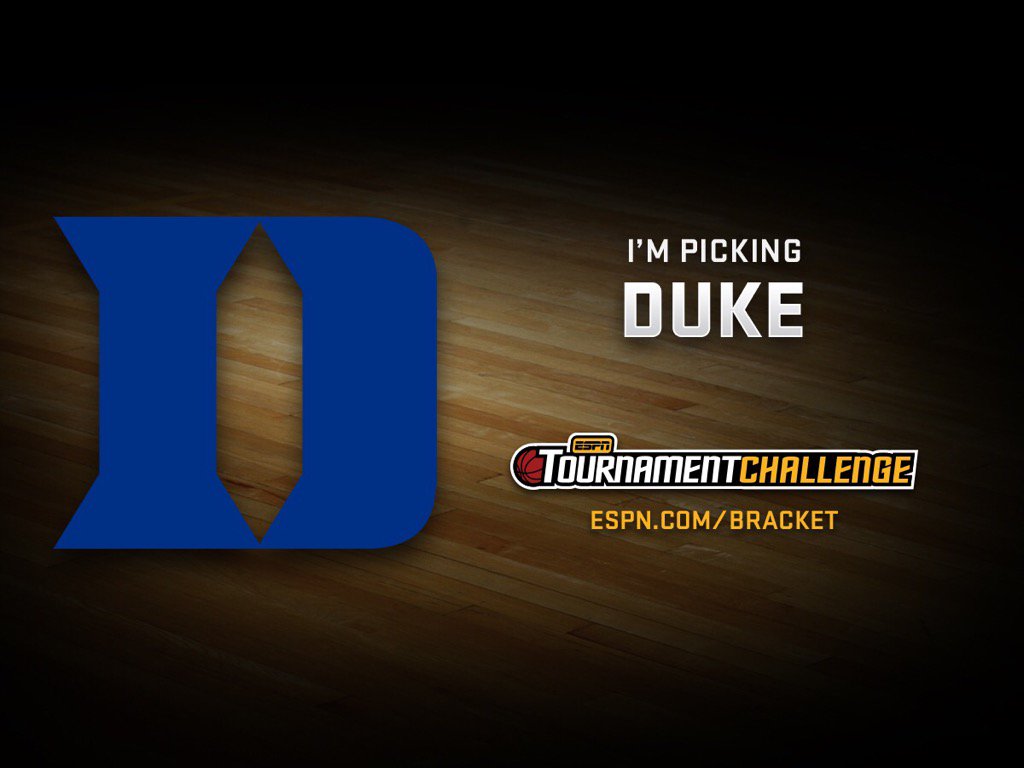 ladyhatcher's tweet photo. I picked Duke to cut down the nets. Fill out your bracket at https://t.co/Wrck8qw5CQ. #bracket https://t.co/U9xQ12X817