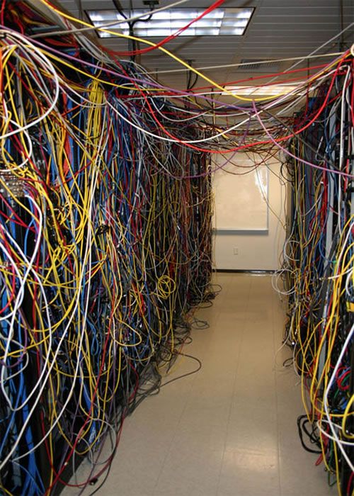 netterrain's tweet image. Caption this? #datacenter #datacenterhumor #dcim #networkdocumentation Tweet to @netTerrain